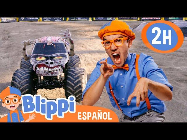 Blippi conduce un camion monstruo | Blippi Español | Videos educativos para niños | Aprende y Juega