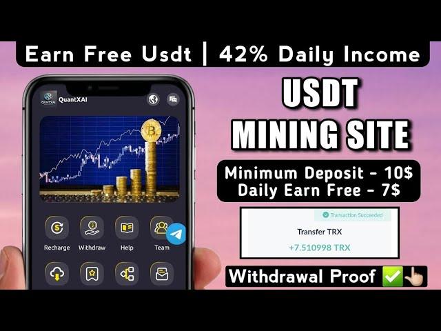 New USDT Site 2024 | Best Usdt Investment Website | New Usdt Mining Site | New Usdt Earning Website