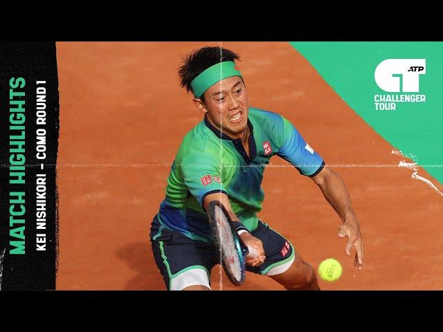 Match Highlights: Kei Nishikori STORMS through First Round in Como