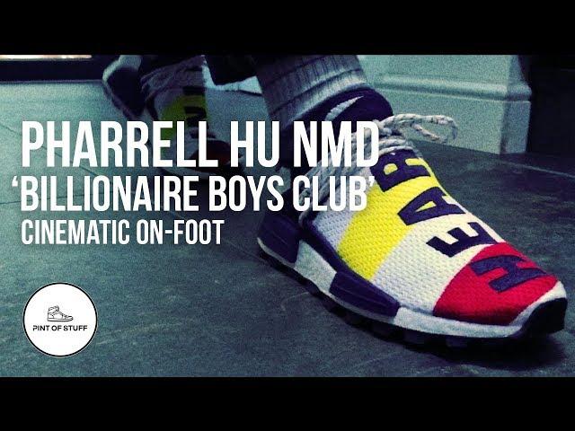 Pharrell x adidas NMD Hu x Billionaire Boys Club Cinematic On-foot Review