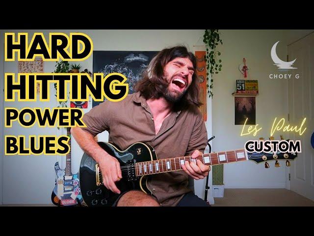 Hard Hitting Power Blues (Intense Improv Jam)