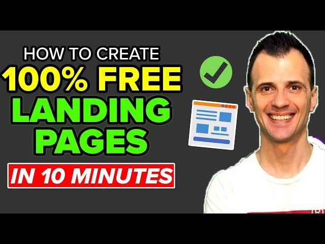 How to Create a Landing Page FOR FREE (2024 New Method!) in Just 10 Minutes