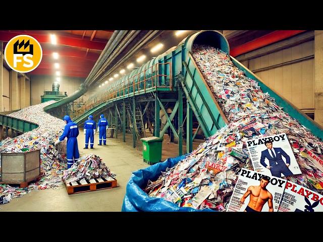 10,000 Tons of Paper Recycled Daily: The Fascinating Journey of Old Newspapers!