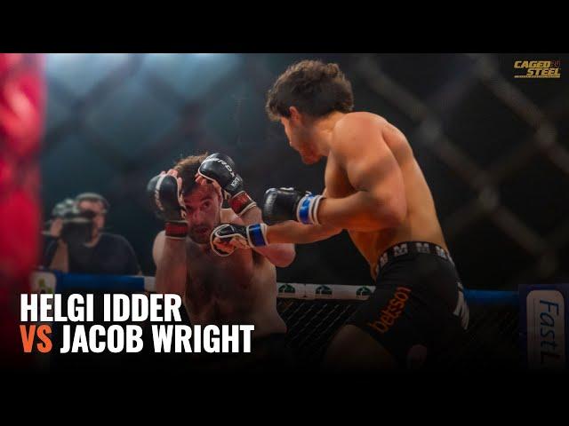 [Content Warning: Blood] Helgi Idder Vs Jacob Wright - Caged Steel 34 [Full MMA Fight]