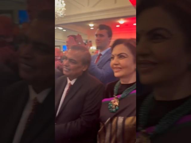 Mrs. Nita and Mr. Mukesh Ambani Congratulate to President-Elect Mr. Donald Trump
