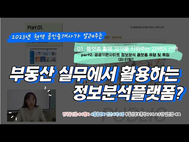 10. [공공]부동산정보분석 플랫폼 유형 및 특징 (씨리얼)