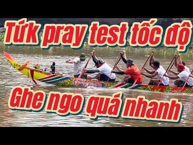 Tưk prây Test tốc độ ghe qúa nhanh tại sông mespero 2024