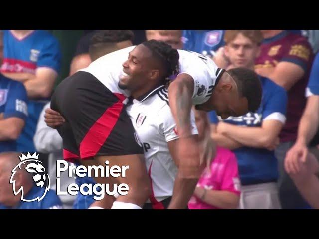 Adama Traore tucks away Fulham's equalizer against Ipswich Town | Premier League | NBC Sports