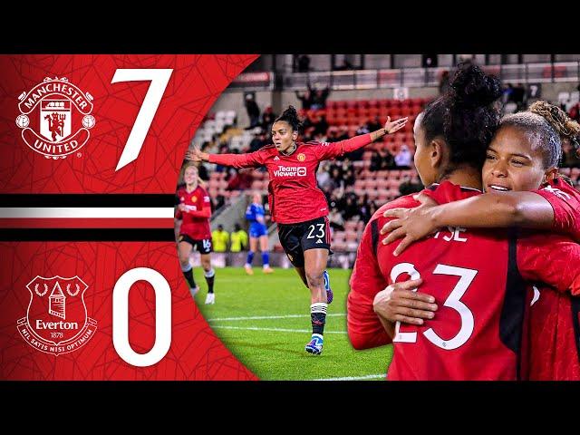 Nikita Parris Hat-Trick!  | Man Utd 7-0 Everton | Women's Conti Cup