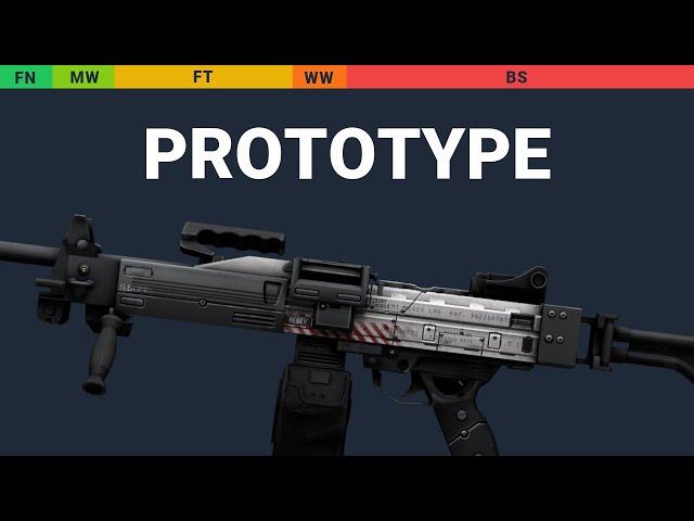 Negev Prototype - Skin Float And Wear Preview