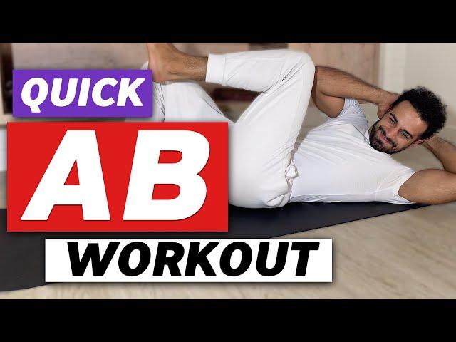 7 Minute Beginner Ab Routine | Build Core Power