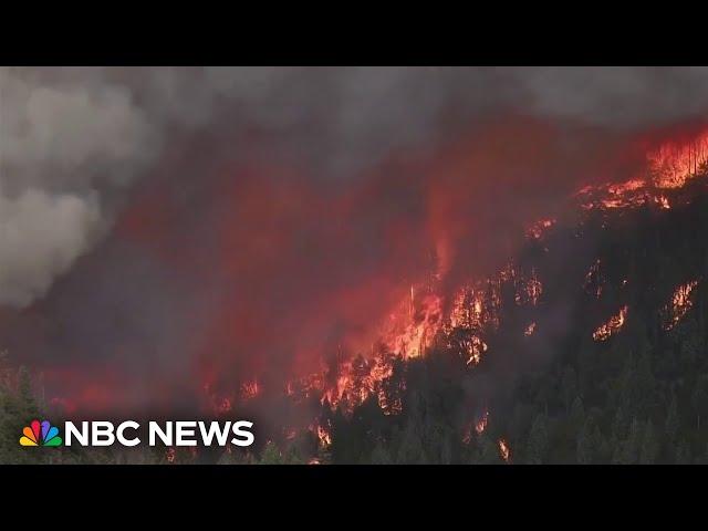 Nation’s largest active wildfire ravages California