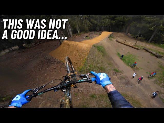 I Ride Morzine Bike Parks Most Difficult Trail In Torrential Rain…