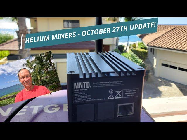 One Minute Crypto  Helium Miner Oct 27th Update - 20% ROI! Stats - 3 Areas Island/City/Rural! #4K