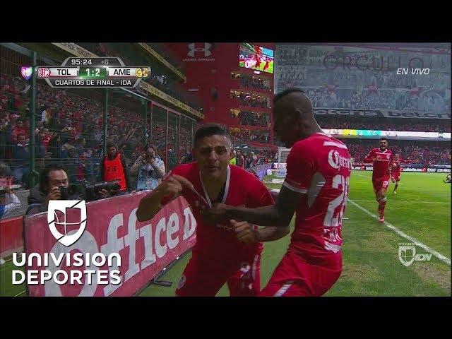 Golazo impresionante de Alexis Vega y Toluca empata al 95