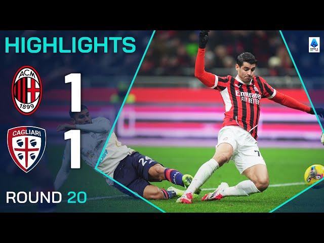 MILAN-CAGLIARI 1-1 | HIGHLIGHTS | Milan held at the San Siro | Serie A 2024/25