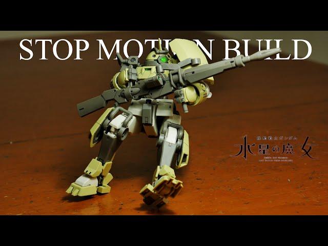 HG Chuchu's Demi Trainer Stop Motion Build ( デミトレーナー チュチュ専用機) #witchfrommercury