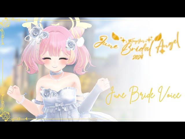 【June Bride Angel】  June Bride Voice 2024 | Tennyo Yui