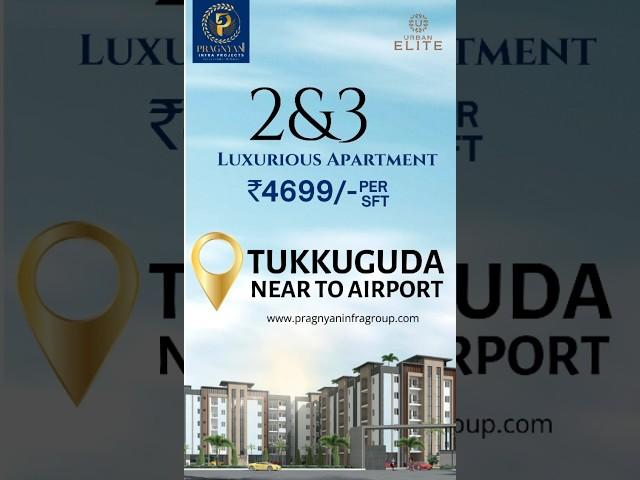 Shadnagar  airport @tukkuguda exitno14 appartments HMDA flats sales RS 4699 sqft 1240sft  6309669546