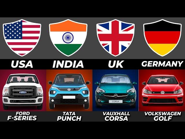 Top 10 Most Popular Cars By Country | Travel Video