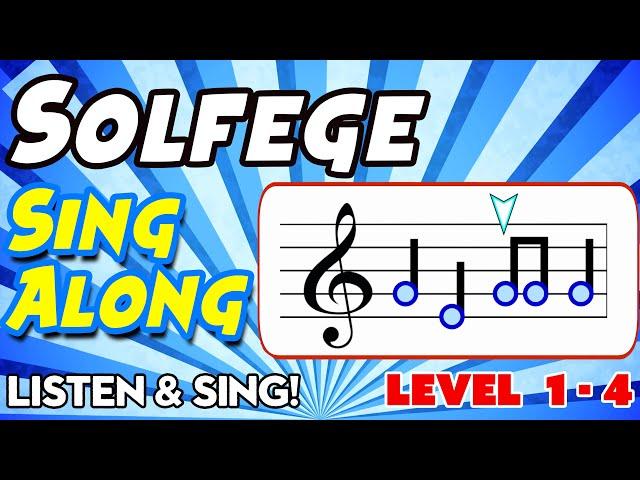 Solfege Sing Along Video (sol-mi-la) Level 1-4