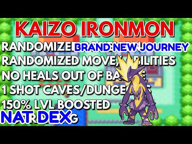 KAIZO CHAMPION TAKES ON NEW CHALLENGE!  HARDEST POKEMON CHALLENGE! (KAIZO IRONMON FIRERED NAT DEX)