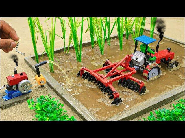 top most creative diy tractor plough machine science project of sano creator