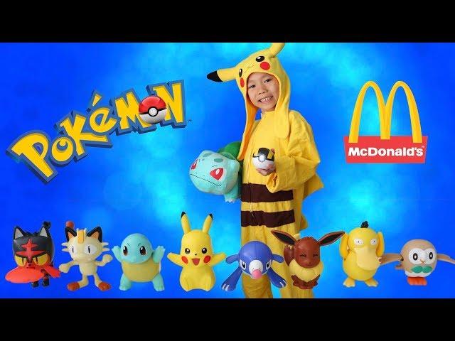 POKEMON CARDS & TOYS Collection | 2018 McDonald's Pokemon Happy Meal | Complete Set | Lucas & Ryan