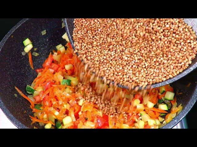 quick buckwheat with vegetables recipe LudaEasyCook Лучший Кулинарный Канал