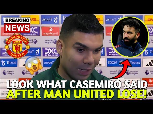 | BREAKING: CASEMIRO SHOCKING STATEMENT AFTER MANCHESTER UNITED LOSE! - MAN UNITED NEWS