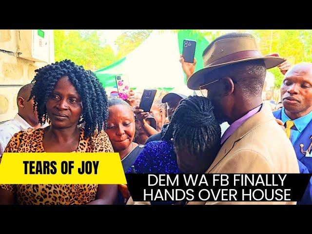 MORE TEARS Dem Wa Facebook CRIES As She FINALLY Hands Over House To Her Parents