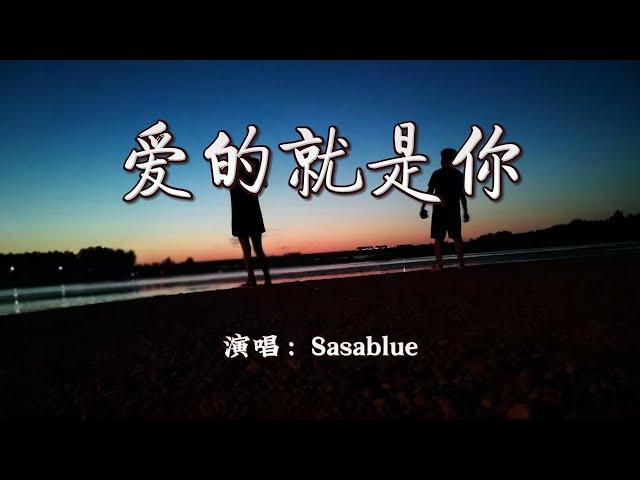 Sasablue - 爱的就是你『我要爱 爱 爱 的就是你可爱女孩，天上星星我为你摘。』【4K | 动态歌词MV】