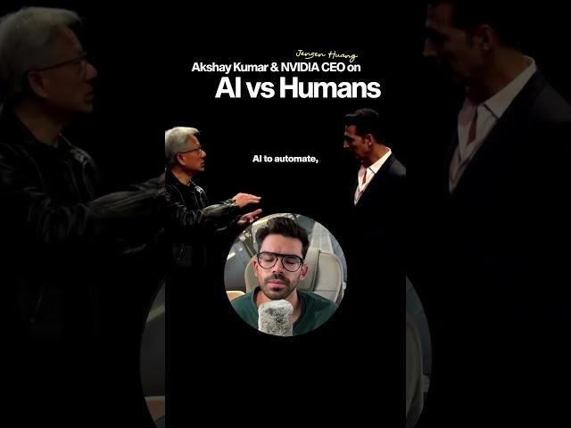 Akshay Kumar & NVIDIA CEO on AI vs Humans #ai #artificialintelligence #tech #nvidia