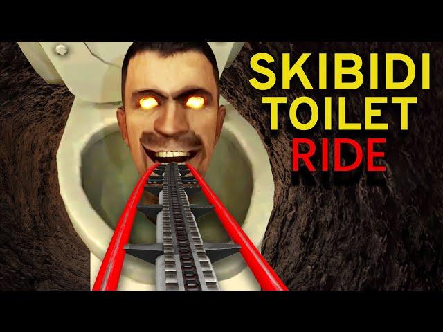 GIANT SKIBIDI TOILET Roller Coaster but it's in VR/360