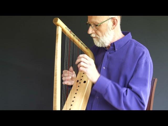 Rosemarkie  gut-strung Pictish Harp.  Bill Taylor plays his improvisation.