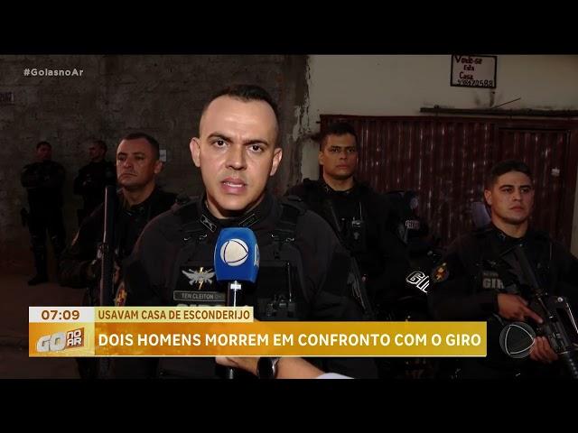 USAVAM CASA DE ESCONDERIJO: DOIS HOMENS MORRERAM DURANTE CONFRONTO COM POLICIAIS DO GIRO