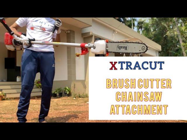 XTRACUT | xtracut brush cutter boat attachment | chainsaw with brush cutter