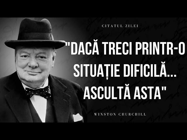 Citate LEGENDARE de Winston Churchill | Citate Motivationale