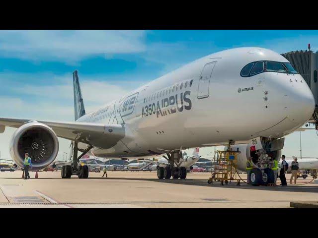 First Airbus A350 XWB in Hong Kong