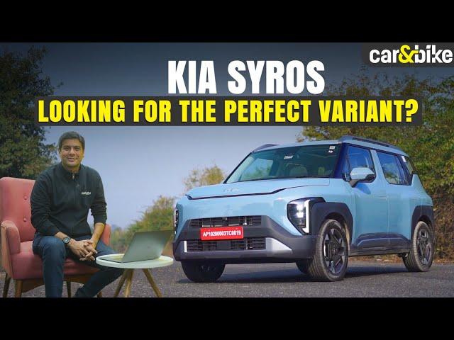 Kia Syros Variants Explained: Petrol, Diesel, Manual, Automatic | Which Is The Right Trim