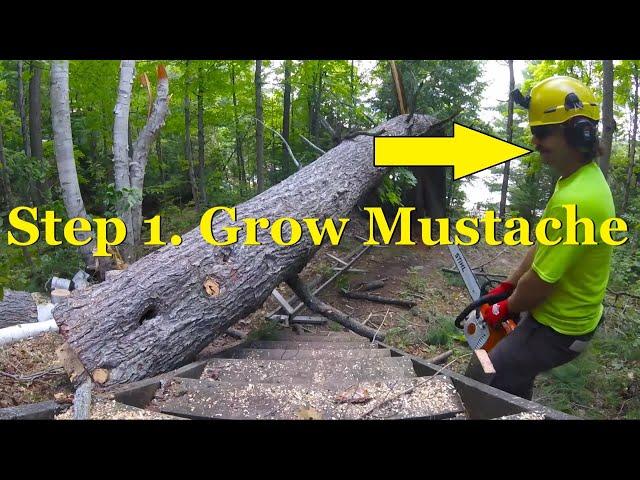 5 Step technique for cutting wood under tension/compression with a bore cut