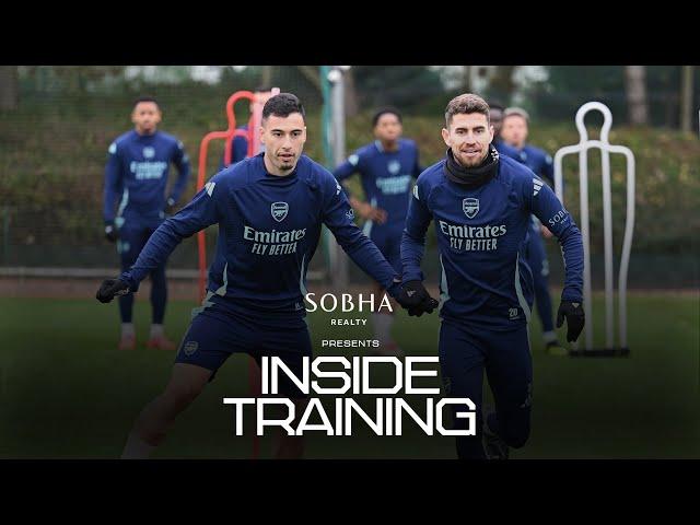 A BIG LONDON DERBY AWAITS | INSIDE TRAINING | The Gunners prepare for Chelsea | Premier League