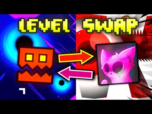 Geometry Dash LEVEL SWAP (with Voxicat)