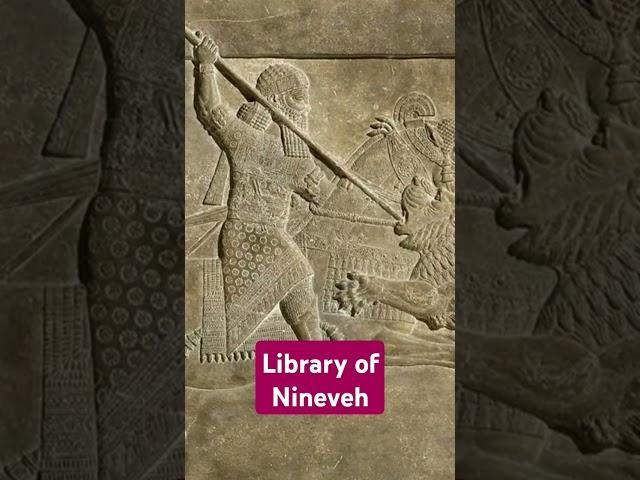 Ashurbanipal's Library in Nineveh #history #ancient #Assyria #Ashurbanipal #Nineveh