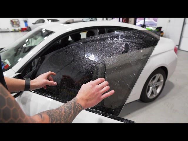 How To Tint A Frameless Front Door Window - BMW Gran Coupe