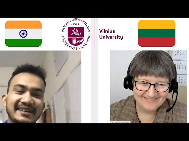 Admission Interview by V.U    | LITHUANIA |