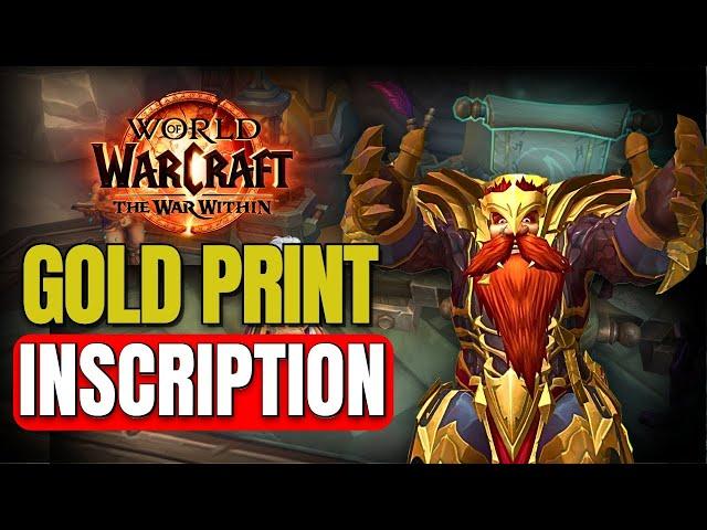 WoW Inscription is CRAZY for Gold Making  - WoW TWW Gold Guide