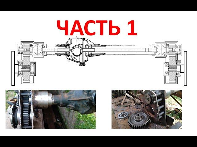 Самодельный аналог лапландеров: Портальные мосты с бюджетом 70 тыщ. Часть 1