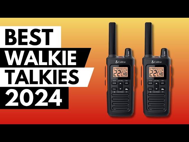  TOP 5 Best Walkie Talkie for Long Distance 2024 - Two Way Radio Communications