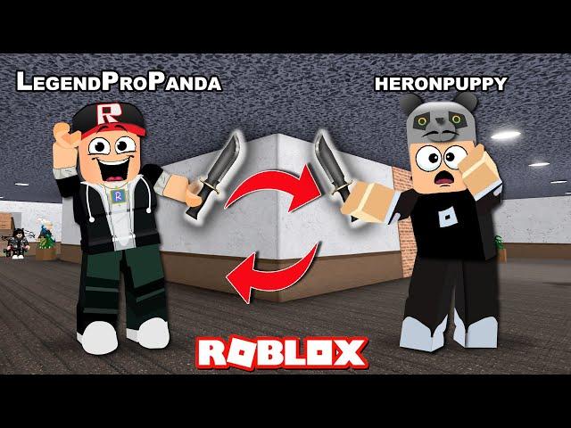 Hesapları Değiştirdik ve Katil Kim Oynadık!! - Panda ile Roblox Murder Mystery 2